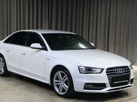 2014 Audi A4 IV (B8) Рестайлинг, белый, 1349000 рублей, вид 3