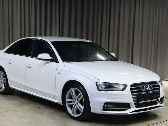 2014 Audi A4 IV (B8) Рестайлинг, белый - вид 2