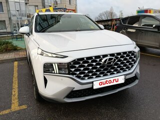 2021 Hyundai Santa Fe IV Рестайлинг, белый, 3250000 рублей, вид 4