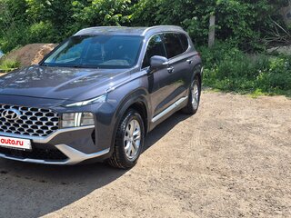 2021 Hyundai Santa Fe IV Рестайлинг, синий, 3000000 рублей, вид 1