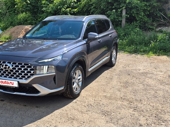 2021 Hyundai Santa Fe IV Рестайлинг, синий, 3000000 рублей