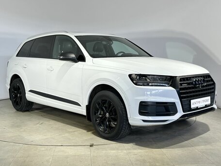 2017 Audi Q7 II (4M), белый, 3855000 рублей, вид 4