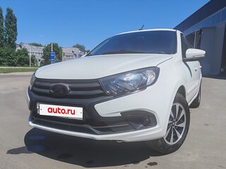 2021 Lada (ВАЗ) Granta I Рестайлинг, белый, 700000 рублей, вид 2