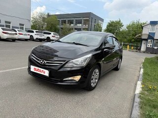 2014 Hyundai Solaris I Рестайлинг, чёрный, 750000 рублей, вид 1