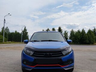 2019 Lada (ВАЗ) Granta I Рестайлинг, синий, 630000 рублей, вид 2