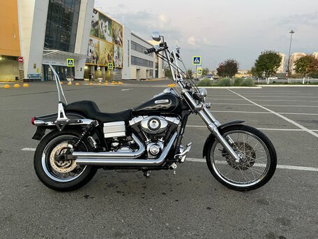 2006 Harley-Davidson Dyna Wide Glide, чёрный, 700000 рублей, вид 4