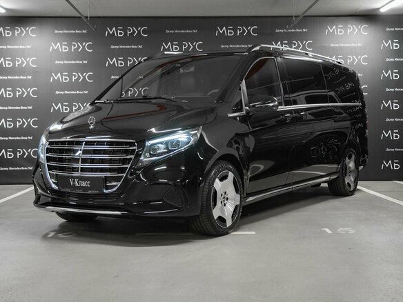 2026 Mercedes-Benz V-Класс Extra Long 300 d экстра длинный III (W447) Рестайлинг 2, чёрный, 18446400 рублей