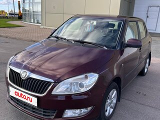 2012 Skoda Fabia II Рестайлинг, пурпурный, 399000 рублей, вид 1