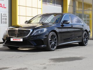 2016 Mercedes-Benz S-Класс AMG 63 AMG Long III (W222, C217), чёрный, 3885000 рублей, вид 2