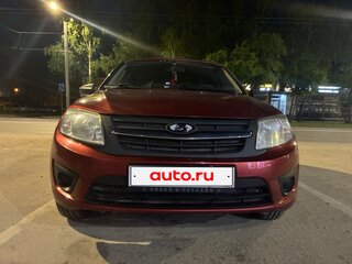 2017 Lada (ВАЗ) Granta I, красный, 450000 рублей, вид 1