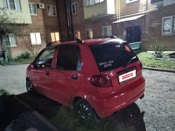 2006 Daewoo Matiz I Рестайлинг, красный, 350000 рублей - вид 4