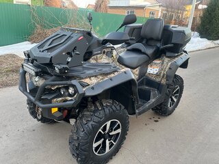 2013 BRP Can-Am Outlander MAX 650, зелёный, 1000000 рублей, вид 3