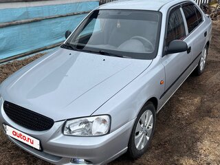 2005 Hyundai Accent ТагАЗ II, серебристый, 370000 рублей, вид 1