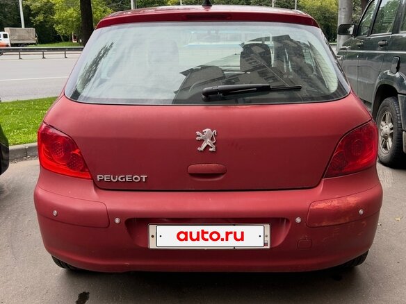 2007 Peugeot 307 I Рестайлинг, красный, 350000 рублей - вид 2