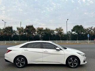 2022 Hyundai Elantra VII (CN7), белый, 1650000 рублей, вид 4