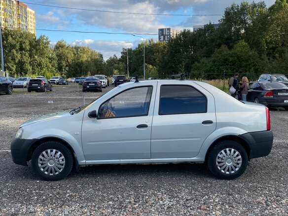 2009 Renault Logan I, серый, 250000 рублей - вид 5
