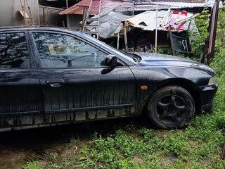 1997 Mitsubishi Galant VIII, чёрный, 180000 рублей, вид 2