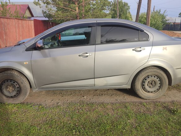 2012 Chevrolet Aveo II, серый, 550000 рублей - вид 3