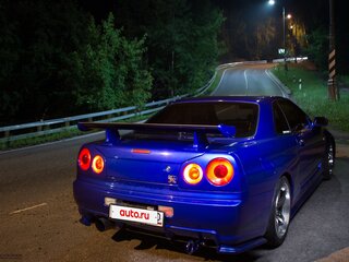 2001 Nissan Skyline GT-R X (R34), синий, 9000000 рублей, вид 4