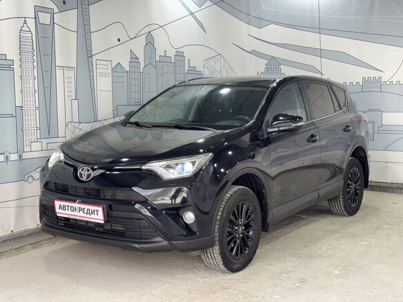 2017 Toyota RAV4 IV (XA40) Рестайлинг, чёрный, 2280000 рублей