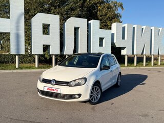 2012 Volkswagen Golf VI, белый, 820000 рублей, вид 1