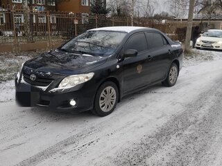 2008 Toyota Corolla AMT X (E140, E150), чёрный, 650000 рублей, вид 1