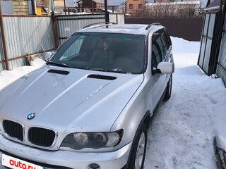 2002 BMW X5 3.0i I (E53), серебристый, 810000 рублей, вид 2
