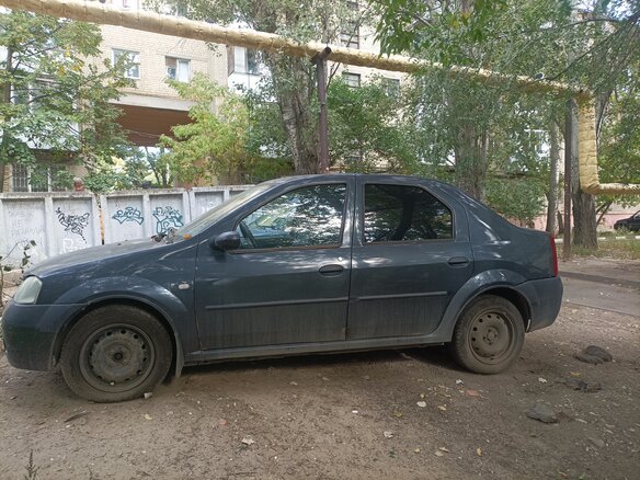 2006 Renault Logan I, серый - вид 3