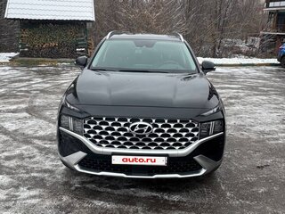 2021 Hyundai Santa Fe IV Рестайлинг, чёрный, 4100000 рублей, вид 1