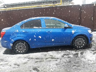 2012 Chevrolet Aveo II, синий, 600000 рублей, вид 3
