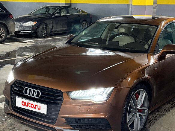 2015 Audi A7 I (4G) Рестайлинг, коричневый, 3100000 рублей - вид 24