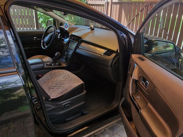 2014 Ford Edge I Рестайлинг, чёрный, 1250000 рублей - вид 14