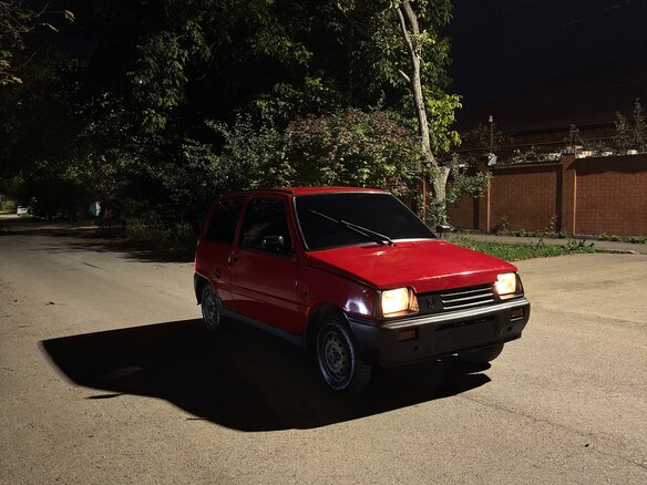 1997 Lada (ВАЗ) 1111 Ока СеАЗ, красный, 100000 рублей - вид 2