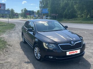2013 Skoda Superb DSG II Рестайлинг, коричневый, 1400000 рублей, вид 2