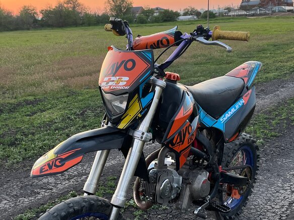 2022 Kayo Evolution YX125EM, оранжевый, 45000 рублей - вид 4