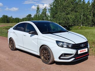 2019 Lada (ВАЗ) Vesta Sport I, белый, 1200000 рублей, вид 2