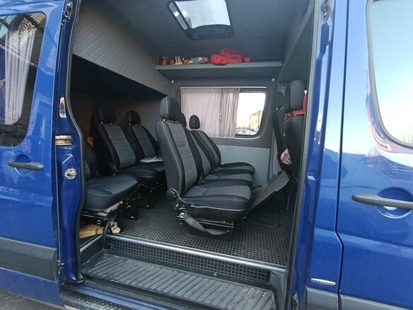 2016 Mercedes-Benz Sprinter, синий, 4600000 рублей - вид 8