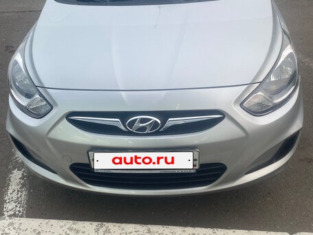 2011 Hyundai Solaris I, серый, 650000 рублей, вид 1