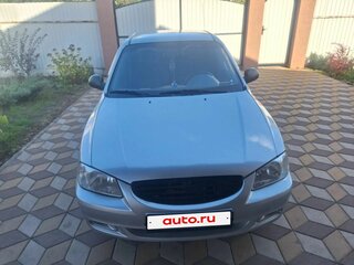 2005 Hyundai Accent ТагАЗ II, серый, 350000 рублей, вид 3