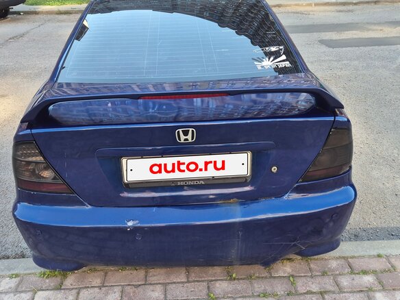 2003 Honda Civic VII Рестайлинг, синий - вид 2