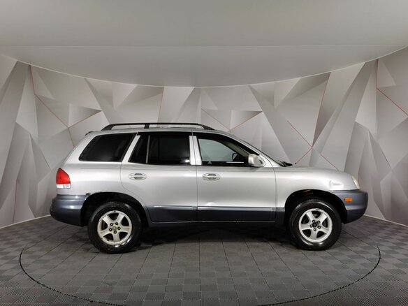 2003 Hyundai Santa Fe I, серебристый, 375150 рублей - вид 5