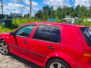 2002 Volkswagen Golf IV, красный, 350000 рублей, вид 4