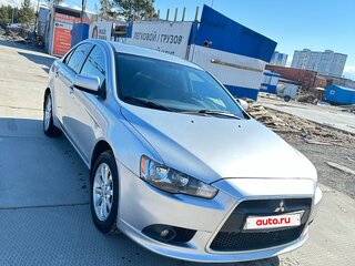 2012 Mitsubishi Lancer X Рестайлинг, серебристый, 950000 рублей, вид 1