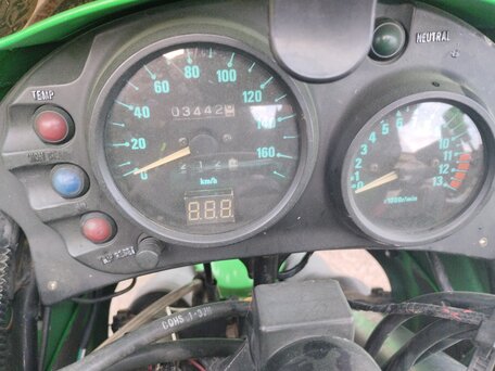 1994 Kawasaki KLE 400, зелёный, 285000 рублей, вид 5