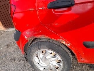 2010 Hyundai Getz I Рестайлинг, красный, 300000 рублей, вид 4
