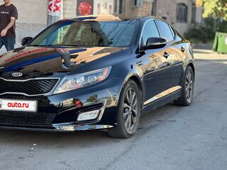 2014 Kia Optima III Рестайлинг, чёрный, 1250000 рублей, вид 2