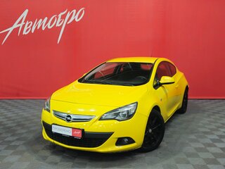 2012 Opel Astra GTC J Рестайлинг, жёлтый, 599000 рублей, вид 1