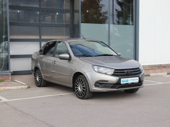2019 Lada (ВАЗ) Granta I Рестайлинг, серый, 588000 рублей - вид 6