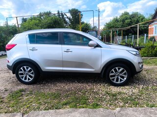 2014 Kia Sportage III, серебристый, 1390000 рублей, вид 4