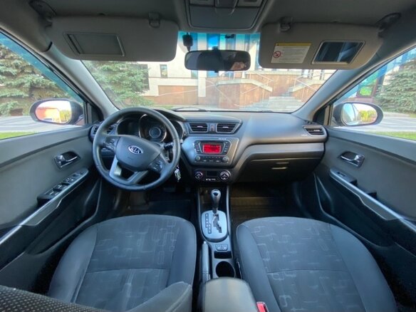 2012 Kia Rio 4-speed III, чёрный, 730000 рублей - вид 6
